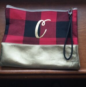 Initial 'C' cosmetic/toiletry bag great condition